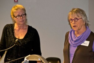 WA SDA representative Barbara Matthews introduces Jane Dunnewold