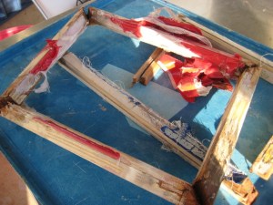 This example shows what happens when duct tape is used on a wooden frame . You will learn how  to keep screens lasting longer & not rotting away.