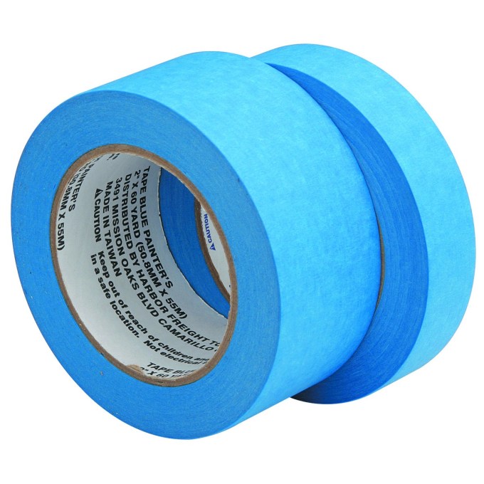 blue painters tape