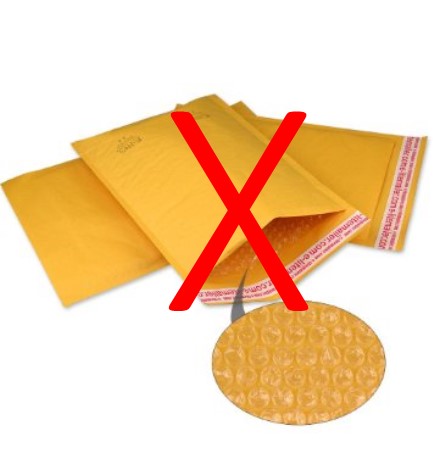 no bubble mailers