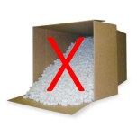 no packing peanuts