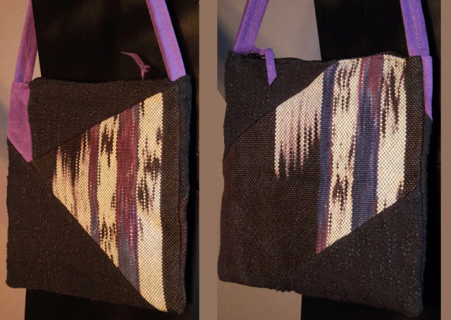 purse ikat front